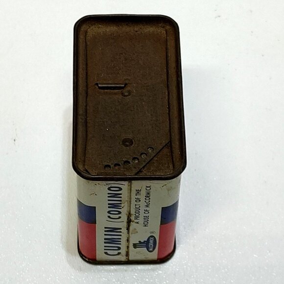 Schilling & Co Ground Cumin Spice Tin 1 Oz 1930s Retro Kitchen Décor Collectible - Picture 6 of 6